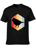 Retro Bird Silhouette T-Shirt