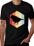 Retro Bird Silhouette T-Shirt