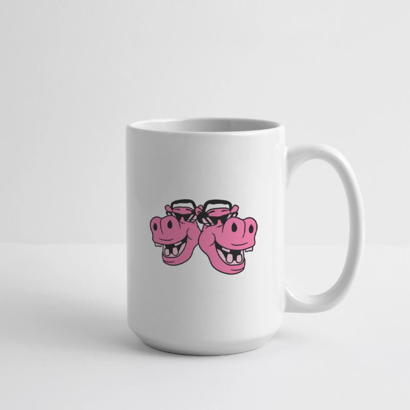 2 Pink DJ Laughing Hippo Sunglasses Music Faces