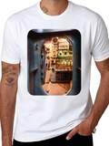 Submarine Control Room Graphic T-Shirt