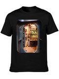Submarine Control Room Graphic T-Shirt