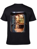 Submarine Control Room Graphic T-Shirt