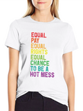 Equal Pay Rights Chance T-Shirt