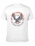 Patriotic Eagle Graphic T-Shirt - Never Surrender