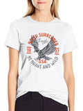 Patriotic Eagle Graphic T-Shirt - Never Surrender
