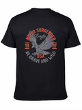 Patriotic Eagle Graphic T-Shirt - Never Surrender