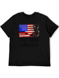 Stay Strong America T-Shirt Patriotic USA Flag