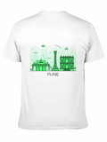 Pune Skyline T-Shirt - Cityscape Graphic Tee