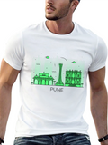 Pune Skyline T-Shirt - Cityscape Graphic Tee