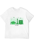 Pune Skyline T-Shirt - Cityscape Graphic Tee