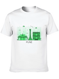 Pune Skyline T-Shirt - Cityscape Graphic Tee