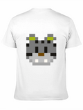 Pixel Cat T-Shirt - Retro Gaming Style