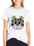 Pixel Cat T-Shirt - Retro Gaming Style