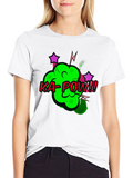 Ka-Pow Graphic Tee - Black Cotton T-Shirt