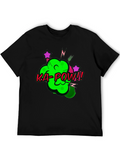 Ka-Pow Graphic Tee - Black Cotton T-Shirt