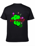 Ka-Pow Graphic Tee - Black Cotton T-Shirt