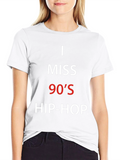 I Miss 90s Hip-Hop Black T-Shirt