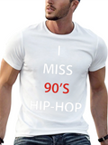 I Miss 90s Hip-Hop Black T-Shirt
