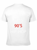 I Miss 90s Hip-Hop Black T-Shirt