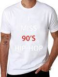 I Miss 90s Hip-Hop Black T-Shirt