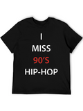 I Miss 90s Hip-Hop Black T-Shirt