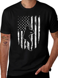 American Flag Baseball T-Shirt