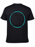 I Travel the World Graphic Tee - Black