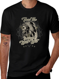 Wild West Skull Graphic T-Shirt