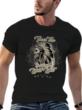 Wild West Skull Graphic T-Shirt
