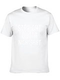 Straight Outta Nightshift Black T-Shirt