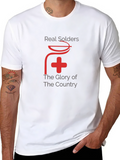 Real Soldiers T-Shirt - Patriotic Design