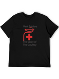 Real Soldiers T-Shirt - Patriotic Design