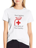 Real Soldiers T-Shirt - Patriotic Design