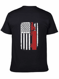USA Flag Oilfield Worker T-Shirt