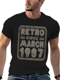 Retro Since March 1987 Birthday T-Shirt