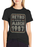 Retro Since March 1987 Birthday T-Shirt