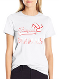 Volleyball Mamaw Heart Graphic Tee