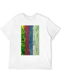 Abstract Art Print Black T-Shirt