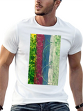 Abstract Art Print Black T-Shirt