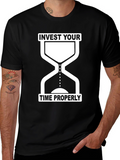 Invest Time Properly Graphic Tee