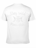 Stay Wild Moon Child Black T-Shirt