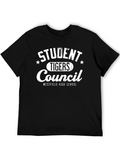 Student Tigers Council Black T-Shirt