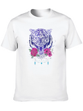 Tiger Floral Graphic T-Shirt - Modern Streetwear