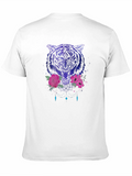 Tiger Floral Graphic T-Shirt - Modern Streetwear
