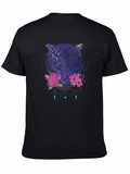 Tiger Floral Graphic T-Shirt - Modern Streetwear