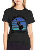 Violin Uncle T-Shirt - Cool Musician Gift