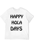 Happy Holadays Black T-Shirt