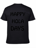 Happy Holadays Black T-Shirt