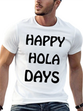 Happy Holadays Black T-Shirt