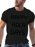 Happy Holadays Black T-Shirt